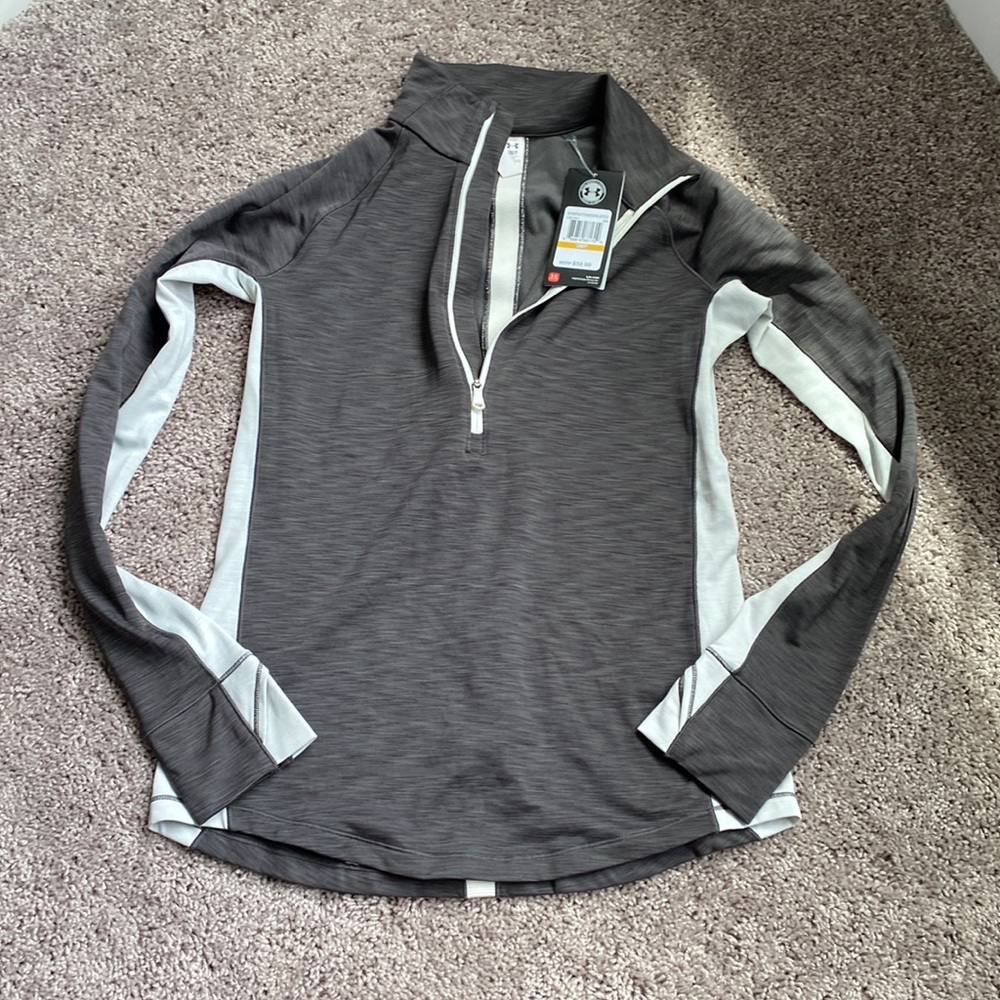 NWT Women’s under armour half zip shirt
